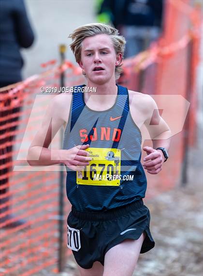 Thumbnail 3 in CIF State Cross Country Championships (Boys D5 Race) photogallery.