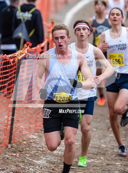 Thumbnail 1 in CIF State Cross Country Championships (Boys D5 Race) photogallery.