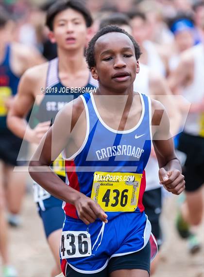 Thumbnail 2 in CIF State Cross Country Championships (Boys D5 Race) photogallery.