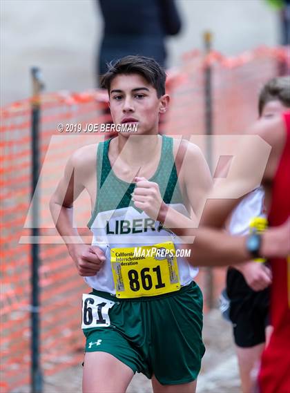 Thumbnail 1 in CIF State Cross Country Championships (Boys D5 Race) photogallery.