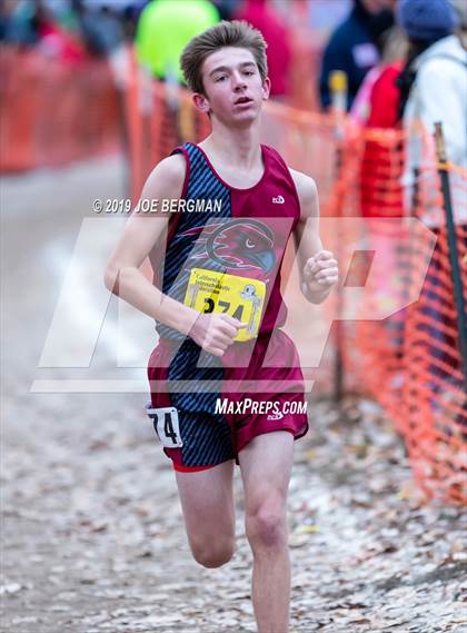 Thumbnail 1 in CIF State Cross Country Championships (Boys D5 Race) photogallery.