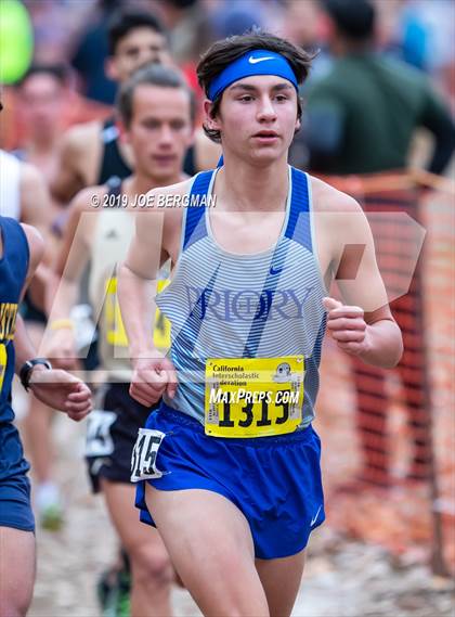Thumbnail 1 in CIF State Cross Country Championships (Boys D5 Race) photogallery.