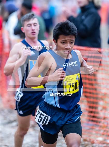 Thumbnail 2 in CIF State Cross Country Championships (Boys D5 Race) photogallery.