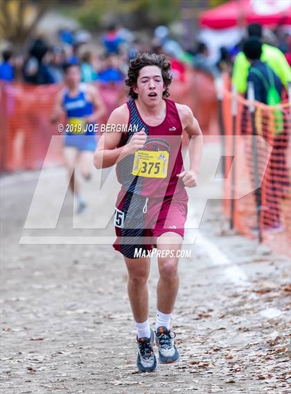 Thumbnail 1 in CIF State Cross Country Championships (Boys D5 Race) photogallery.