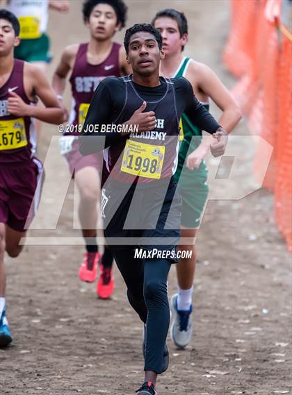 Thumbnail 2 in CIF State Cross Country Championships (Boys D5 Race) photogallery.