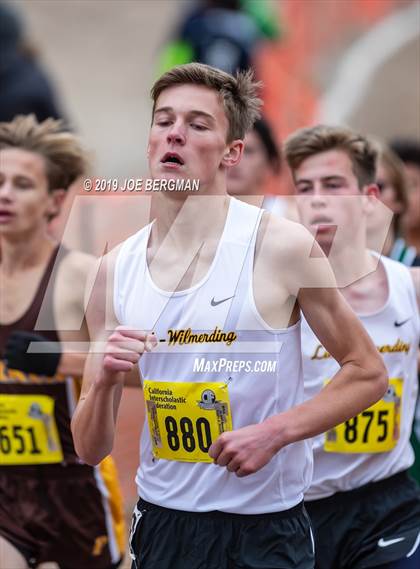 Thumbnail 2 in CIF State Cross Country Championships (Boys D5 Race) photogallery.
