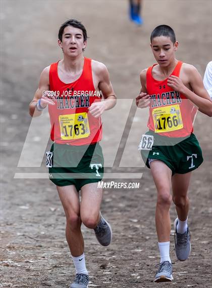 Thumbnail 2 in CIF State Cross Country Championships (Boys D5 Race) photogallery.