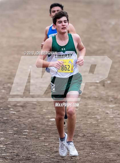 Thumbnail 2 in CIF State Cross Country Championships (Boys D5 Race) photogallery.