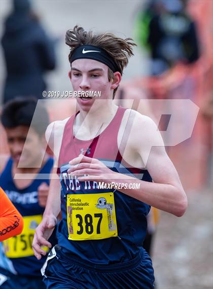 Thumbnail 1 in CIF State Cross Country Championships (Boys D5 Race) photogallery.
