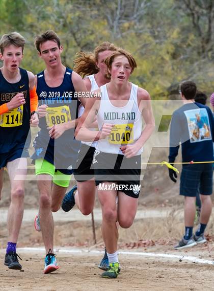Thumbnail 2 in CIF State Cross Country Championships (Boys D5 Race) photogallery.