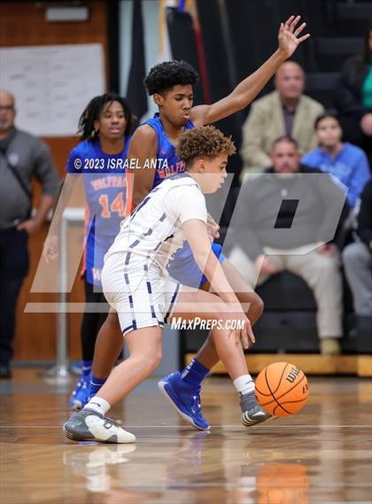 Thumbnail 3 in Purnell Swett vs. Whiteville (2023 Robeson County Shootout) photogallery.