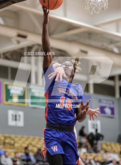 Thumbnail 3 in Purnell Swett vs. Whiteville (2023 Robeson County Shootout) photogallery.