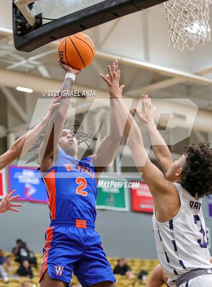 Thumbnail 2 in Purnell Swett vs. Whiteville (2023 Robeson County Shootout) photogallery.