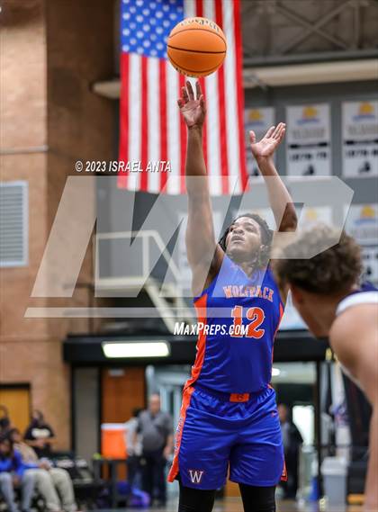 Thumbnail 2 in Purnell Swett vs. Whiteville (2023 Robeson County Shootout) photogallery.