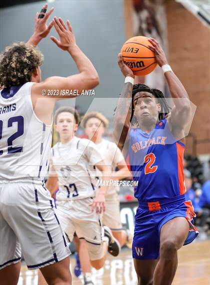 Thumbnail 3 in Purnell Swett vs. Whiteville (2023 Robeson County Shootout) photogallery.