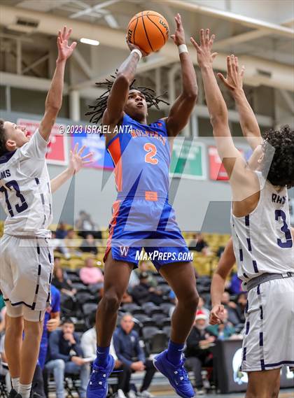 Thumbnail 1 in Purnell Swett vs. Whiteville (2023 Robeson County Shootout) photogallery.