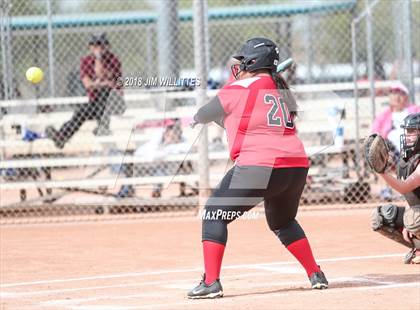 Thumbnail 3 in  Leading Edge Academy - GEC vs. San Carlos (Chandler Prep Softball Classic) photogallery.