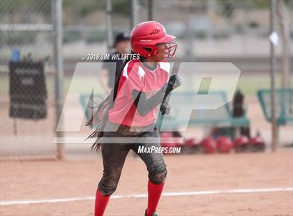 Thumbnail 2 in  Leading Edge Academy - GEC vs. San Carlos (Chandler Prep Softball Classic) photogallery.