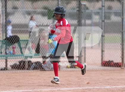 Thumbnail 3 in  Leading Edge Academy - GEC vs. San Carlos (Chandler Prep Softball Classic) photogallery.
