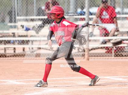 Thumbnail 2 in  Leading Edge Academy - GEC vs. San Carlos (Chandler Prep Softball Classic) photogallery.