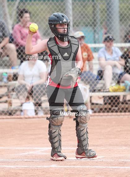 Thumbnail 1 in  Leading Edge Academy - GEC vs. San Carlos (Chandler Prep Softball Classic) photogallery.
