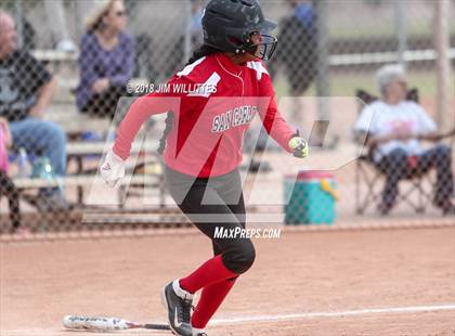 Thumbnail 2 in  Leading Edge Academy - GEC vs. San Carlos (Chandler Prep Softball Classic) photogallery.