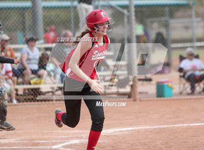 Thumbnail 2 in  Leading Edge Academy - GEC vs. San Carlos (Chandler Prep Softball Classic) photogallery.