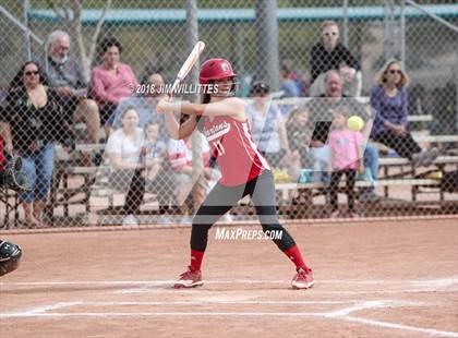Thumbnail 1 in  Leading Edge Academy - GEC vs. San Carlos (Chandler Prep Softball Classic) photogallery.