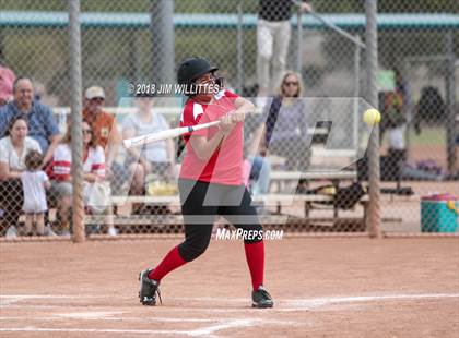 Thumbnail 3 in  Leading Edge Academy - GEC vs. San Carlos (Chandler Prep Softball Classic) photogallery.