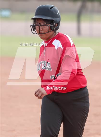 Thumbnail 1 in  Leading Edge Academy - GEC vs. San Carlos (Chandler Prep Softball Classic) photogallery.