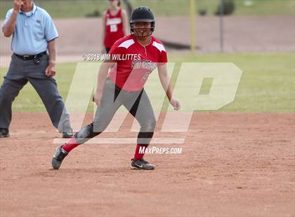 Thumbnail 1 in  Leading Edge Academy - GEC vs. San Carlos (Chandler Prep Softball Classic) photogallery.