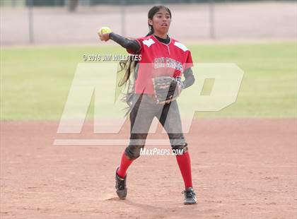 Thumbnail 2 in  Leading Edge Academy - GEC vs. San Carlos (Chandler Prep Softball Classic) photogallery.