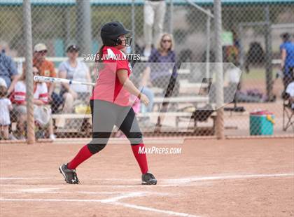 Thumbnail 2 in  Leading Edge Academy - GEC vs. San Carlos (Chandler Prep Softball Classic) photogallery.
