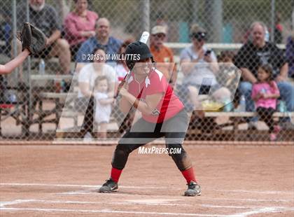 Thumbnail 3 in  Leading Edge Academy - GEC vs. San Carlos (Chandler Prep Softball Classic) photogallery.