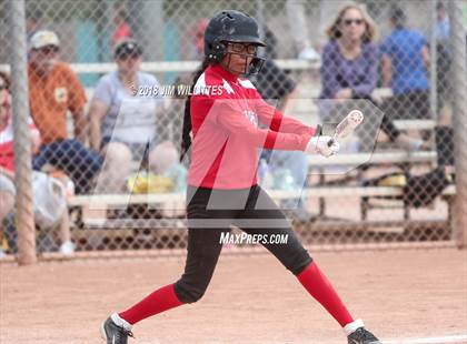 Thumbnail 2 in  Leading Edge Academy - GEC vs. San Carlos (Chandler Prep Softball Classic) photogallery.