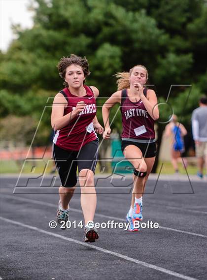 Thumbnail 3 in Bacon Academy, East Lyme, Stonington at Killingly - Quad Meet photogallery.
