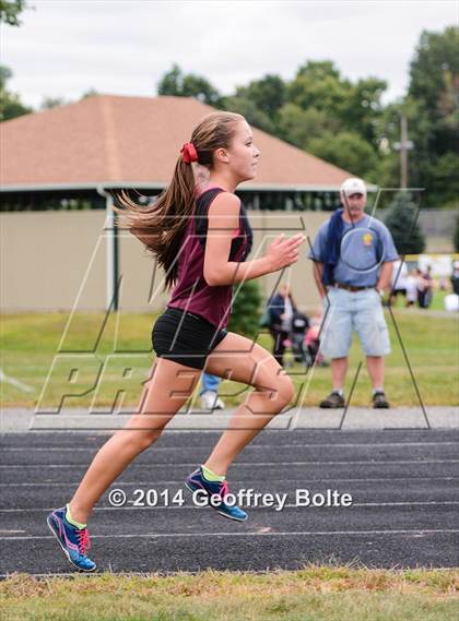 Thumbnail 3 in Bacon Academy, East Lyme, Stonington at Killingly - Quad Meet photogallery.