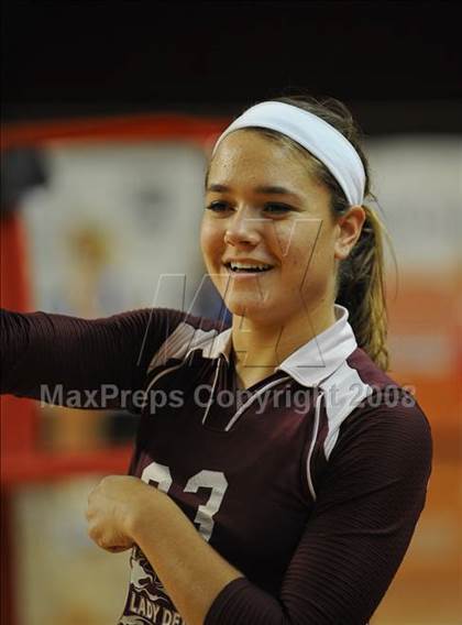 Thumbnail 3 in Pender vs. Swain County (NCHSAA Girls Volleyball 1A Final) photogallery.