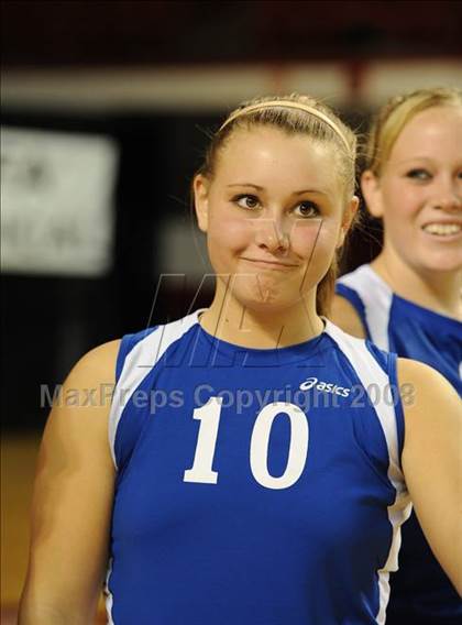 Thumbnail 3 in Pender vs. Swain County (NCHSAA Girls Volleyball 1A Final) photogallery.