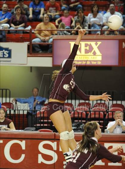 Thumbnail 3 in Pender vs. Swain County (NCHSAA Girls Volleyball 1A Final) photogallery.
