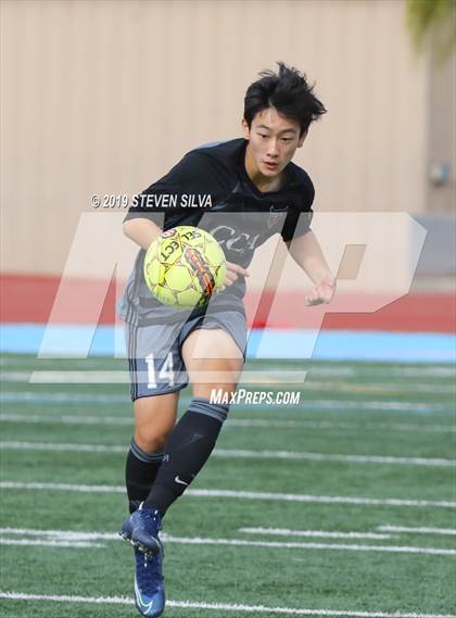 Thumbnail 2 in Canyon Crest Academy vs. El Cajon Valley (Grossmont Holiday Tournament) photogallery.
