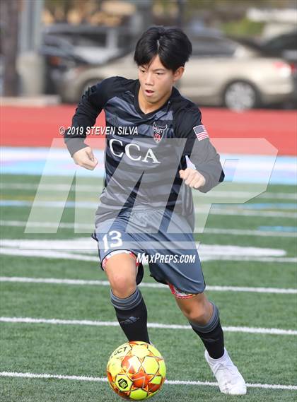 Thumbnail 2 in Canyon Crest Academy vs. El Cajon Valley (Grossmont Holiday Tournament) photogallery.