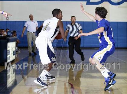 Thumbnail 3 in Notre Dame vs. Agoura (Burbank Tip-off Classic Final) photogallery.