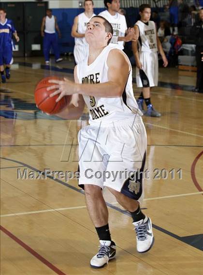 Thumbnail 3 in Notre Dame vs. Agoura (Burbank Tip-off Classic Final) photogallery.