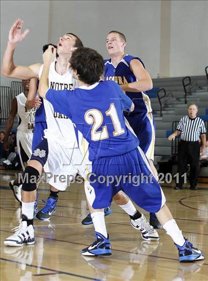 Thumbnail 1 in Notre Dame vs. Agoura (Burbank Tip-off Classic Final) photogallery.