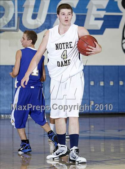 Thumbnail 1 in Notre Dame vs. Agoura (Burbank Tip-off Classic Final) photogallery.