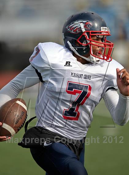 Thumbnail 3 in Pleasant Grove vs. Burbank (CIF SJS D1 Playoffs) photogallery.