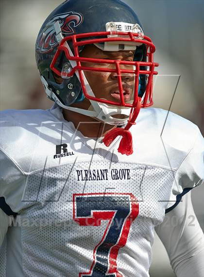 Thumbnail 2 in Pleasant Grove vs. Burbank (CIF SJS D1 Playoffs) photogallery.