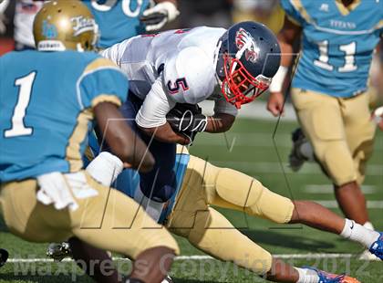 Thumbnail 3 in Pleasant Grove vs. Burbank (CIF SJS D1 Playoffs) photogallery.