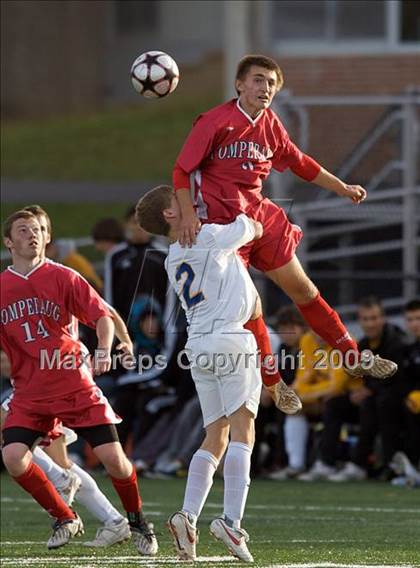 Thumbnail 2 in Brookfield vs Pomperaug (SWC Quarterfinals) photogallery.